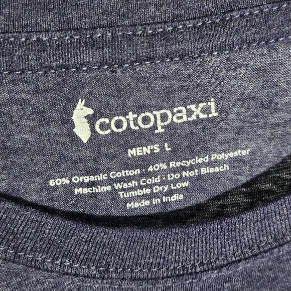 Cotopaxi Disco Logo Men's Short Sleeve Tee Large - Picture 3 of 4